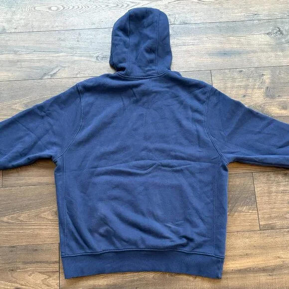 Nike Sportswear Club Fleece Pullover Hoodie LARGE Midnight Navy BV2654-410 - Picture 10 of 12